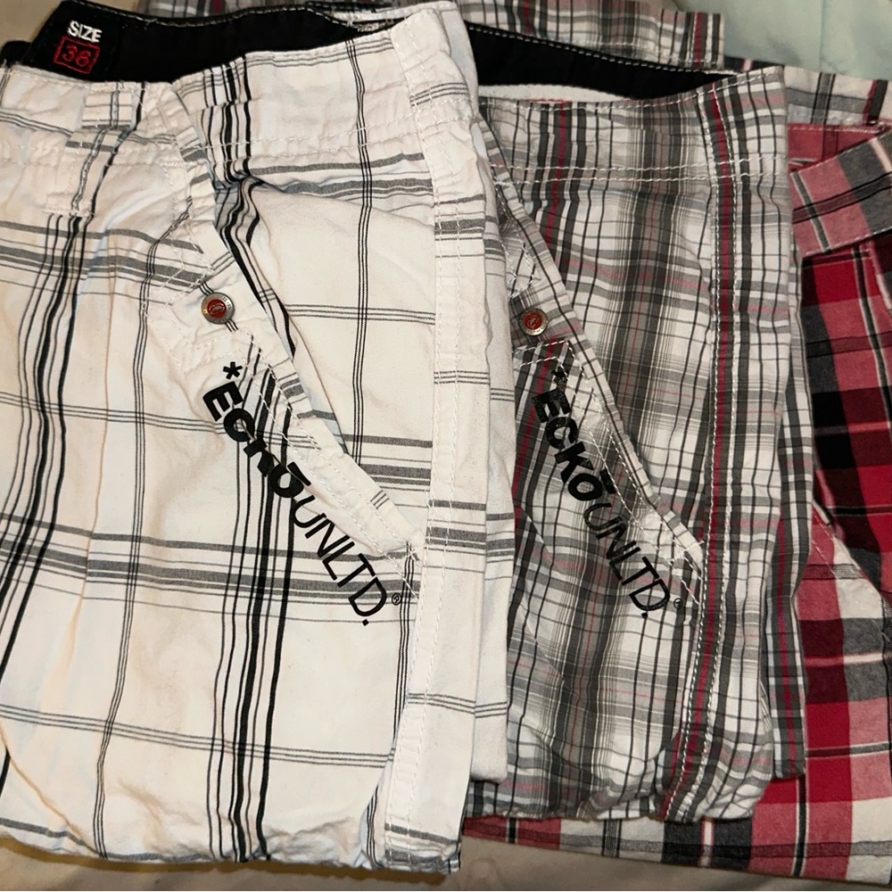 Mens (Lot Of 3) Pair of Ecko Unlimited & South Pole Cargo Shorts Size 36
